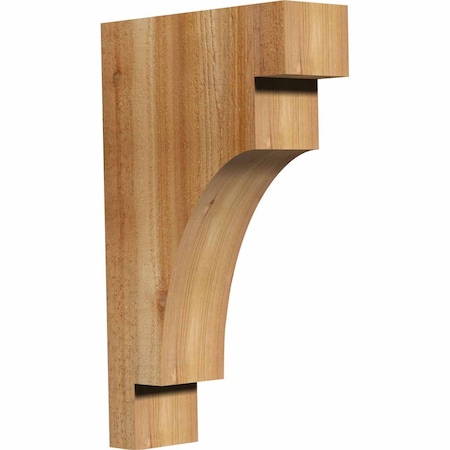 Ekena Millwork Mediterranean Rough Sawn Corbel, Western Red Cedar, 4"W x 12"D x 20"H COR04X12X20MED00RWR